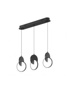 Carlota 3l Black Hanging Strip 51w 6500k 7140lm Regx54x18cm