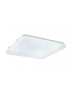 EGLO 97882 - FRANIA-S Plafón LED en Acero blanco y Acrílico con efecto de cristal