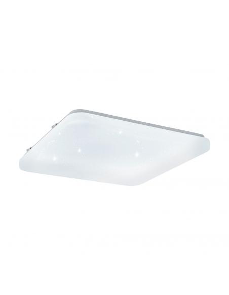 EGLO 97882 - FRANIA-S LED ceiling light in white steel and acrylic with glass effect