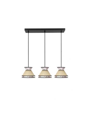 Constantinople strip 3xe27 Beige/red Regx68x20cm