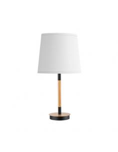 Alondra 1xe14 Black-beech/white table lamp 45x25x25cm