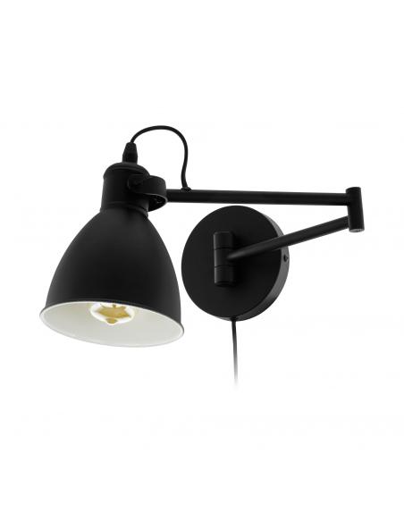 EGLO 97886 - SAN PERI LED Wall Light in Black Steel