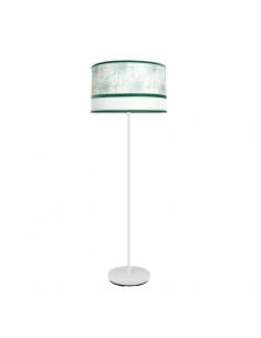 Caledonia Living Room Foot 1xe27 White/green 168x40x40cm