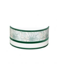 Caledonia Wall Light 1xe27 White/green 15.5x33x13cm
