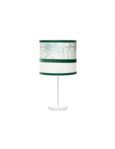 Small Desktop Lamp. Caledonia 1xe14 White/green 43x17x17cm