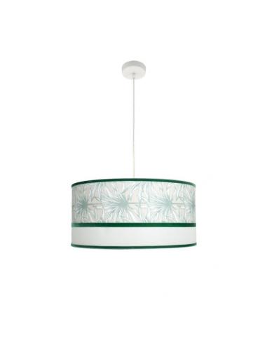 Colgante Caledonia 3xe27 Blanco/verde Regx60x60cm
