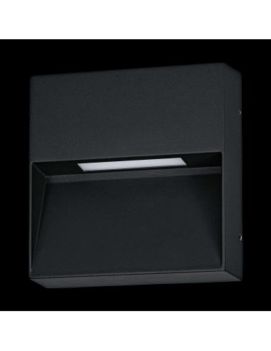 Black outdoor wall light 1X4.8W LED -...