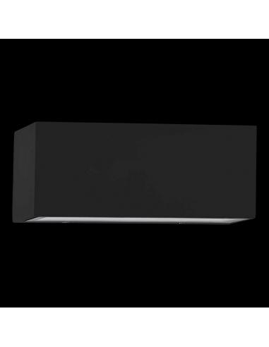 Black outdoor wall light 2X5W LED -...