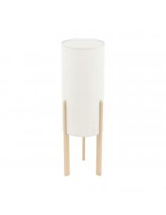 EGLO 97892 - CAMPODINO Fabric Lamp in Maple Wood and Textile