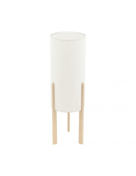 EGLO 97892 - CAMPODINO Fabric Lamp in Maple Wood and Textile