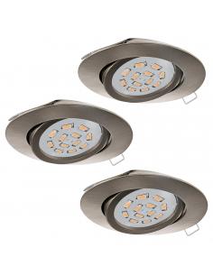 EGLO 31689 - TEDO LED Recessed Lamp in Die-Cast Aluminum Nickel-matt