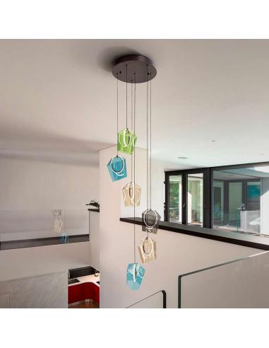 Lampara Bronce oscuro 54Ø 36W - Ingrid