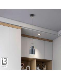 Matte Black Lamp 12Ø 20W - Erika