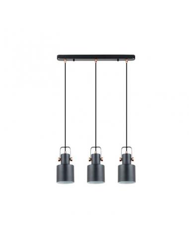 Matte Black Lamp 3x20W - Erika