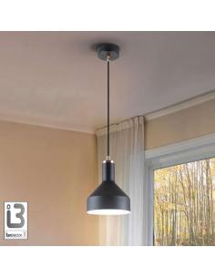 Matte Black Lamp 18Ø 20W - Irias
