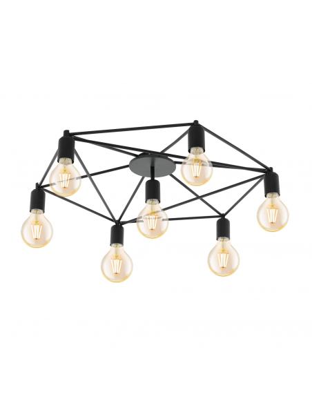 EGLO 97904 - STAITI Living Room Lamp in Black Steel