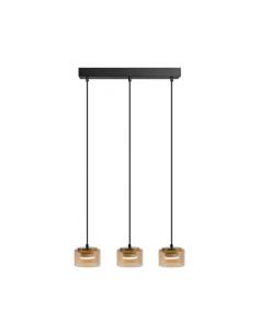 Matte Black Lamp 3x6W - Olaia