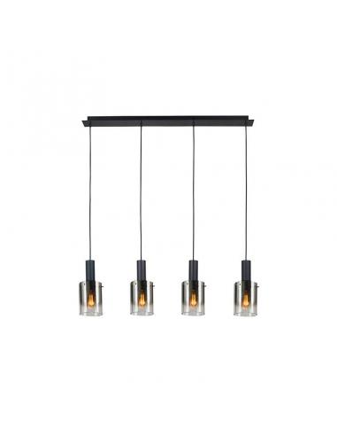 Lampara Negro satinado 4x20W - Venize