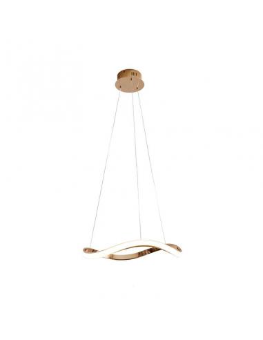 Rose gold shiny lamp 60Ø 27W - Naos