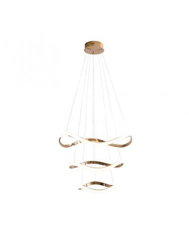 Rose gold shiny lamp 80Ø 68W - Naos