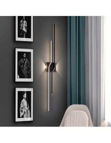 Matte Black Wall Light 26W - ZigZag