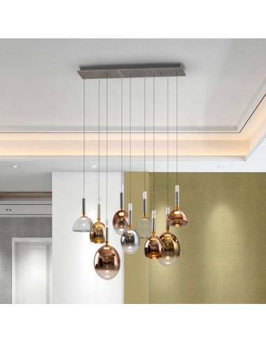 Dark Gray Lamp 54W - Charlize