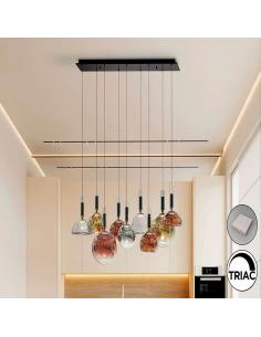 Dark Bronze Lamp 54W - Charlize II