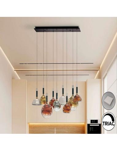 Dark Bronze Lamp 54W - Charlize II