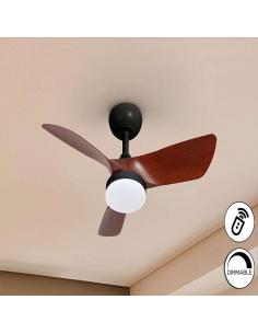 Ventilador Negro 76Ø 22W - Tropic