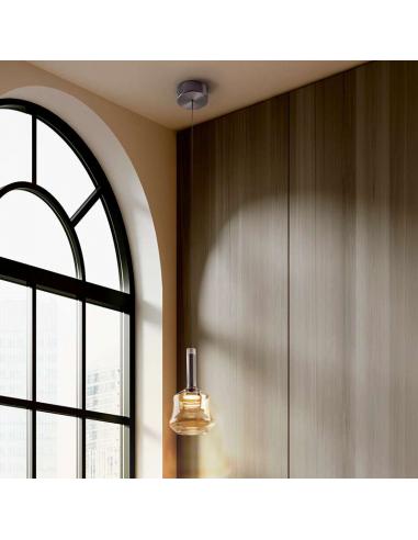 Lampara Bronce oscuro 18Ø 6W - Scarlett