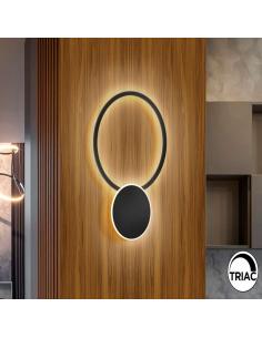 Matte Black Wall Light 34W - Omnio