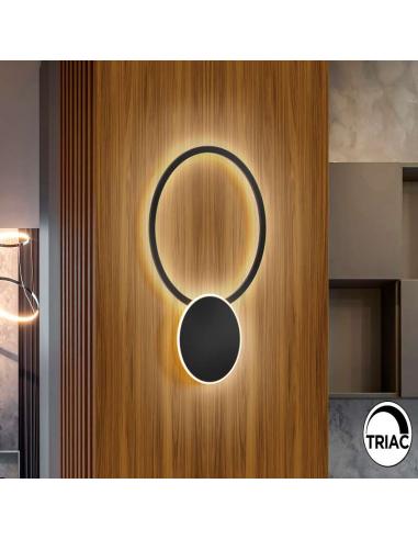 Matte Black Wall Light 34W - Omnio