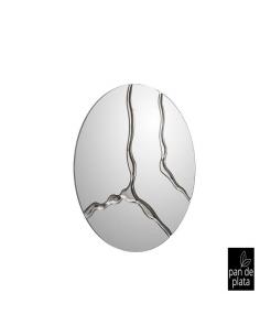 Silver Mirror 100Ø - Grooves