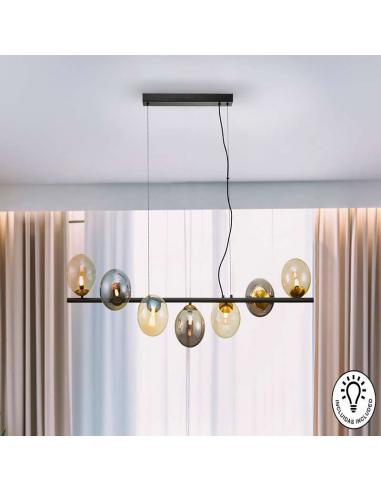 Lampara Negro 7x10W - Inoa