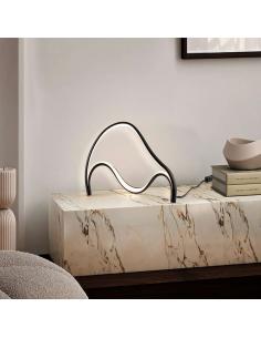 Matte Black Table Lamp 18W - Dance