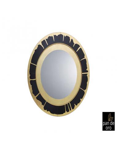 Espejo Oro 90Ø - Ocaso