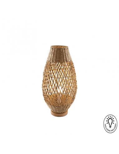 Beige Table Lamp 38Ø 20W - Yaiza