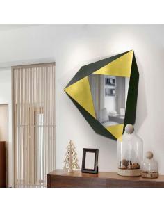 Mirror Brushed Steel - Facets