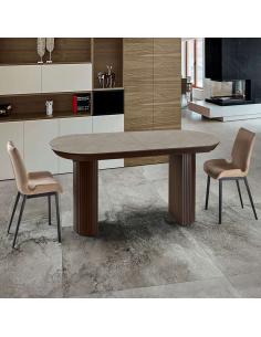 Rust brown table - Irati