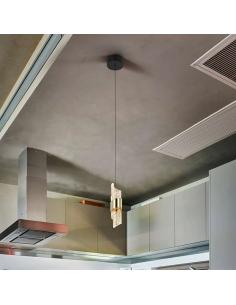 Lampara Negro 12Ø 7W - Iliada