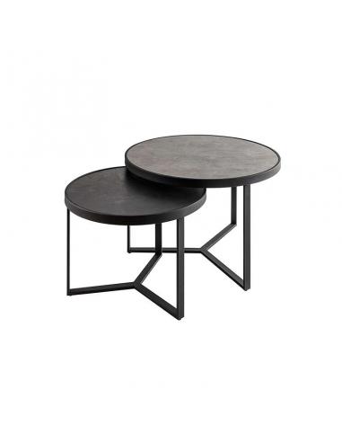 Matte Black Table 71Ø - Naira