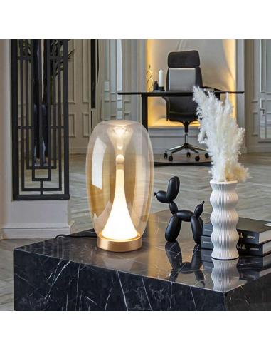 Sobremesa Oro anodizado 20Ø 8.50W - Suspiro