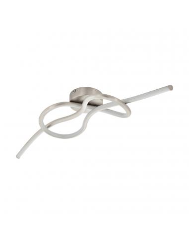 EGLO 97937 - NOVAFELTRIA LED Ceiling Light in Steel, Nickel-matte Aluminum and Acrylic