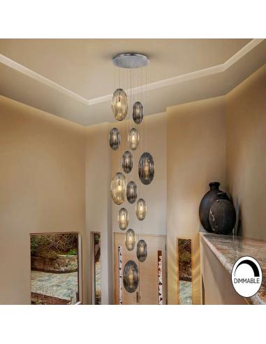 Chrome Lamp 96Ø 13x20W - Ovila