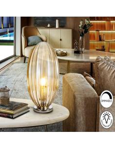 Chrome Table Lamp 20Ø 20W - Ovila