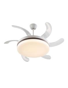 Fan Matte White and Bronze 80Ø 70W - Vento Maxi