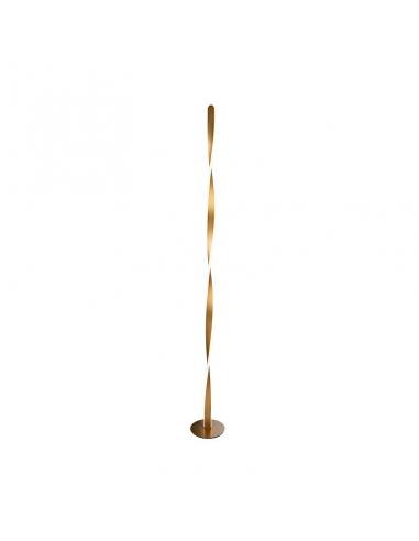 Lampara Oro cepillado 22Ø 40W - Twist