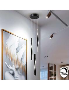 Matte Black Lamp 23Ø 30W - Twist