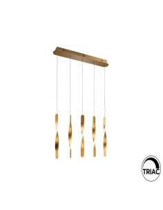 Brushed Gold Lamp 50W - Twist