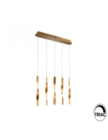 Brushed Gold Lamp 50W - Twist